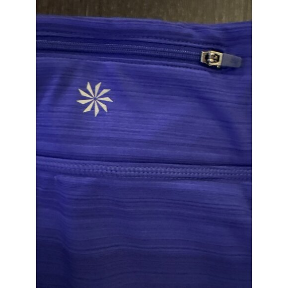 Athleta Purple Striped Swagger Tiered Tennis Skort - Size S - Picture 7 of 9